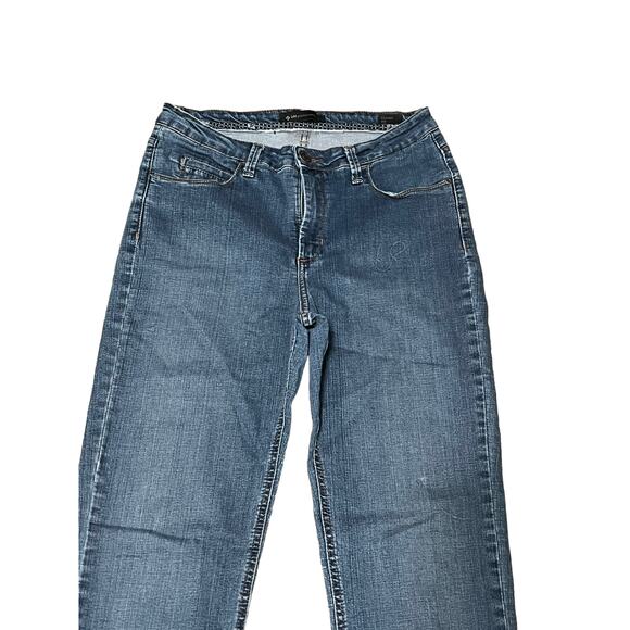 Lee Platinum Label Classic Fit Straight Leg Women SZ 6 x 30 Dark Blue Denim Jean - Picture 3 of 12